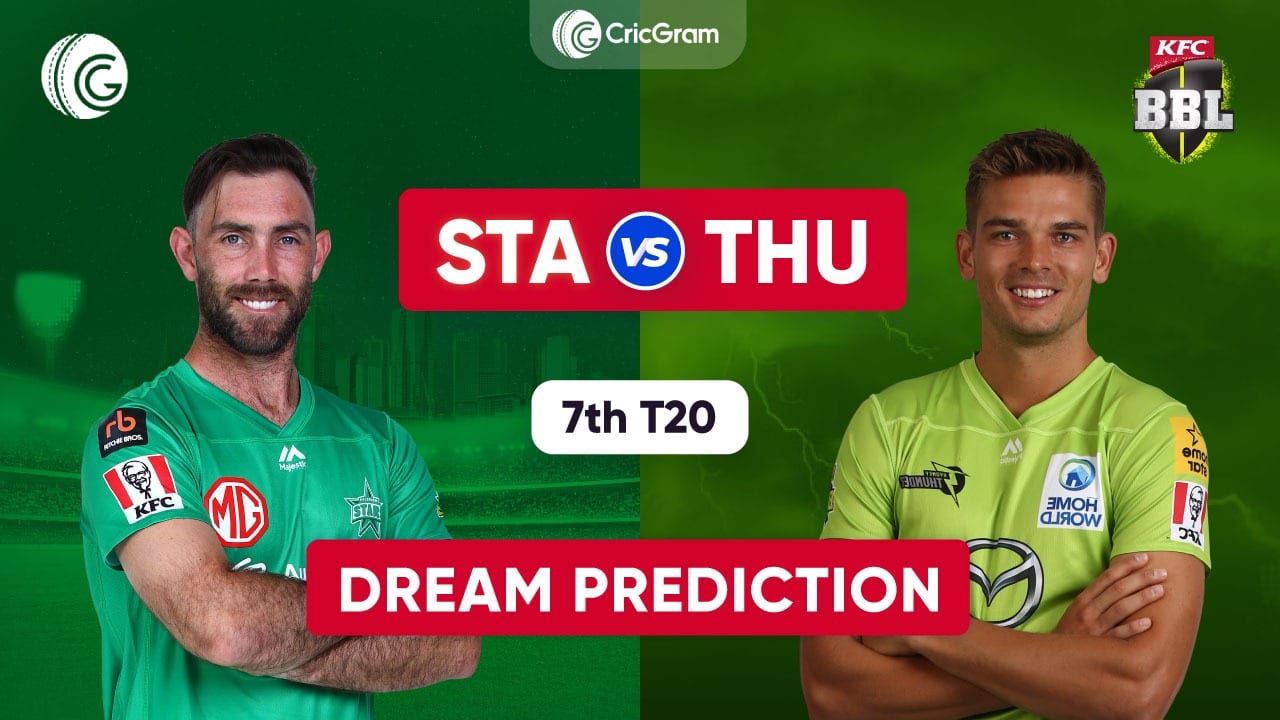 Sta Vs Thu Dream11 Team Prediction 7th Match Big Bash League 21 22