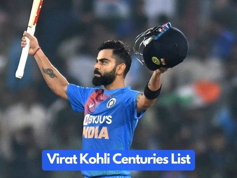Virat Kohli Centuries List | Full list of Virat Kohli's ODI and Test ...