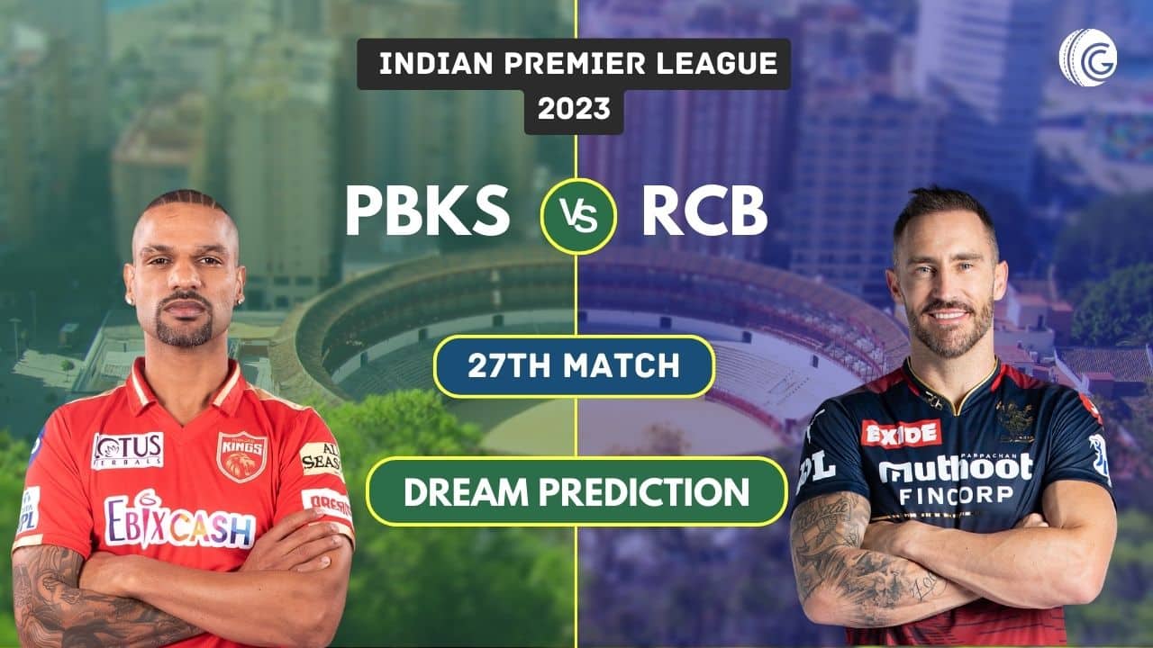 Pbks Vs Rcb Dream11 Team Prediction 27th Match Tata Ipl 2023 4768