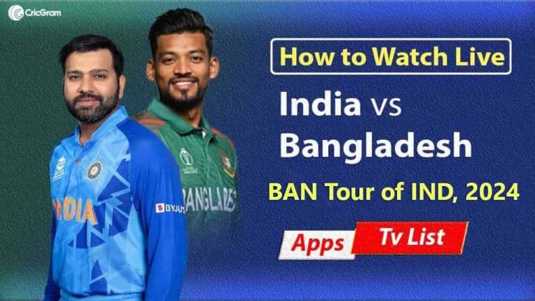 IND vs BAN Live Streaming online, 1st Test 2024