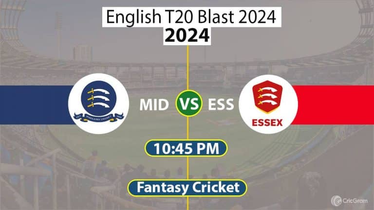 MID vs ESS Dream 11 Team, South Group English T20 Blast