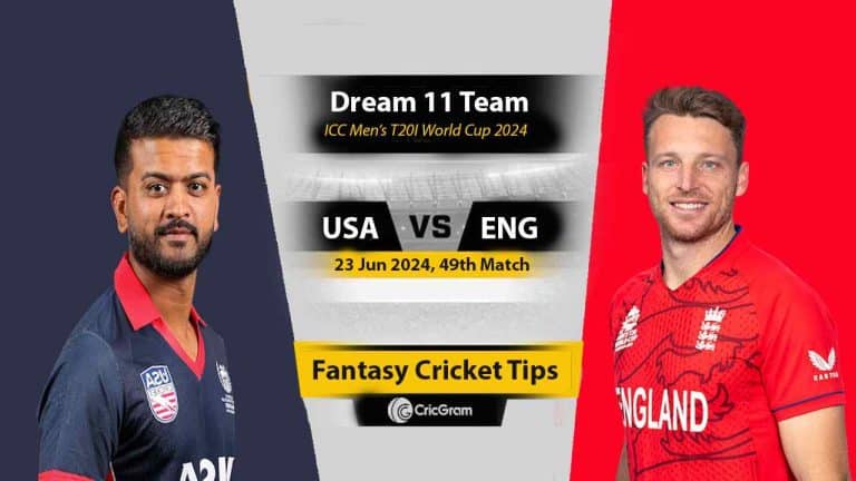 USA vs ENG Dream 11 Team, 49th T20I Super 8 World Cup 2024