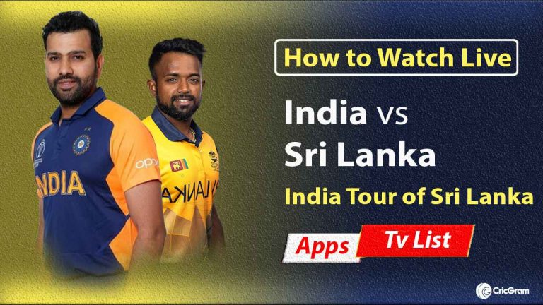 India vs Sri Lanka Live Streaming Online TV, 1st ODI Match 2024