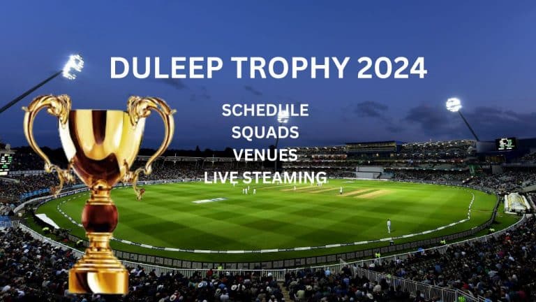 Duleep Trophy 2024 Schedule